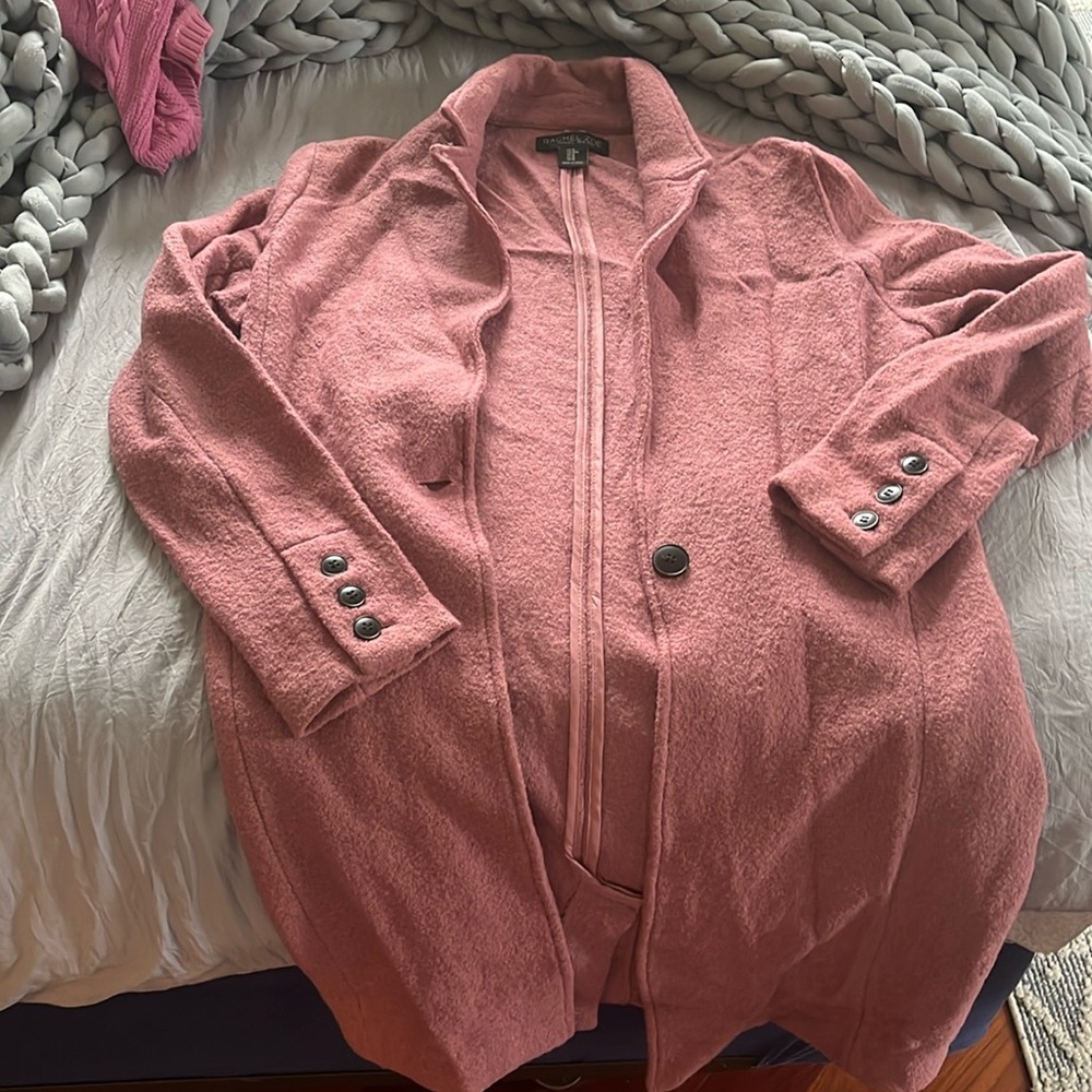 Beautiful pink Rachel Zoe pea coat